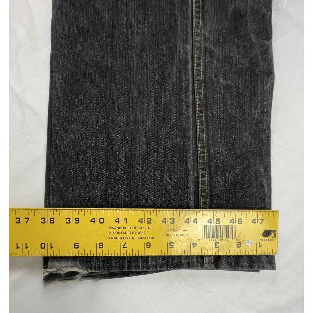 VINTAGE ZEEP MENS JEANS 38X32 DARK WASH STRAIGHT LEG THAILAND DENIM PANTS